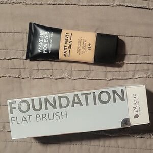 Foundation and brush